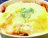 レンチン♡ホワイトソースでパスタグラタン作り方10写真