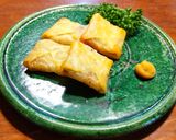 美味しいおつまみ　蕗の薹の一口春巻き作り方11写真