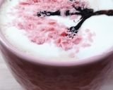 カップに桜コーヒー作り方5写真