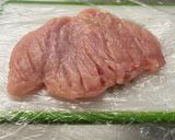 鶏胸肉の大判唐揚げ☆作り方1写真