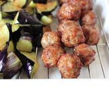 【茄子とサルシッチャのトマトパスタ】作り方2写真