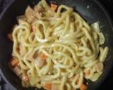 味噌カレー牛乳焼うどん作り方5写真