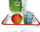 ほうれんそうとリンゴのグリーンスムージー作り方1写真