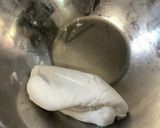 米粉のすいとん　ミツバたっぷり鍋作り方2写真
