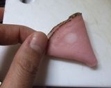 ハムで桜カップ♪手まり寿司やおにぎりを～作り方3写真