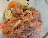 ほうれん草と豆腐のふわふわつくね作り方2写真