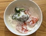 めんつゆで♫鮭とブロッコリーの竜田揚げ♩作り方3写真