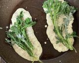 米粉活用〈米粉で春菊のチヂミ〉作り方2写真