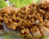 ナッツたっぷりのよだれ鶏(鶏むね肉)作り方5写真