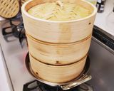 蒸籠☆チーズリゾット作り方2写真
