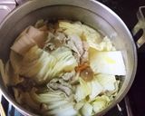 白菜たくさん豚汁作り方3写真