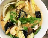 レンジ肉無きな粉ごま味噌炒味白菜回鍋肉風作り方13写真