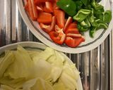 時短☆簡単　厚揚げとキャベツ★回鍋肉風作り方1写真
