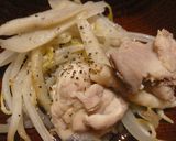 もやしと鶏肉の塩鍋作り方4写真