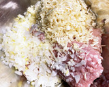 エノキつくねでナスのはさみ焼き作り方1写真
