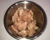 鶏むね肉で米粉のホワイトシチュー作り方2写真