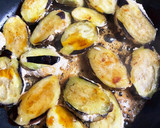 エノキつくねでナスのはさみ焼き作り方14写真