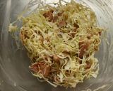 たっぷりキャベツとベーコンのホットサンド作り方2写真