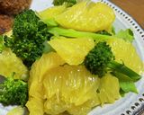 ブロッコリーと八朔のサラダ作り方1写真
