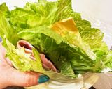 糖質制限: おにぎらず風レタスサンド作り方6写真