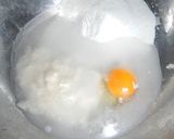 カリフラワーの葉で作る‥ヘルシーお好み焼作り方1写真