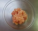 鶏胸肉でもふわふわ♡鶏つくね作り方1写真