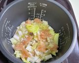 白菜のヘルシー炊き込みご飯作り方3写真