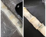 余ったシュウマイの皮☆カリカリ葱油餅作り方4写真