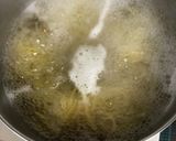 マッシュルームとサーモンのクリームパスタ作り方1写真