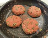 レタスと米粉のトマトハンバーグ作り方4写真