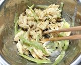 44*セロリとササミ白味噌和え作り方3写真