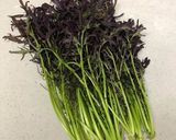 赤からし菜とトマトのオイルパスタ作り方1写真