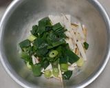 米粉で野菜たっぷりチヂミ作り方1写真