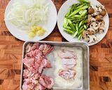 鶏肉とアスパラのレモンクリーム煮作り方1写真