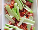 スグ出来る！小松菜ピリ辛肉味噌★レンジ作り方5写真