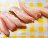 ささみと揚玉のほんのりとろみ清汁作り方1写真