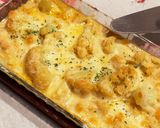 カリフラワーのアンチョビカレーグラタン♪作り方6写真