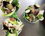 肉無豆腐きな粉シャリアピンソース味野菜炒作り方12写真