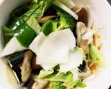 肉無豆腐きな粉シャリアピンソース味野菜炒作り方14写真