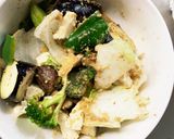 肉無豆腐きな粉シャリアピンソース味野菜炒作り方15写真