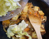 厚揚げと春キャベツのカレー炒め作り方7写真