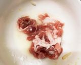 レンジ簡単きな粉ルーローハン味甘酢酢豚作り方1写真