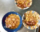 レンジ簡単きな粉ルーローハン味甘酢酢豚作り方4写真