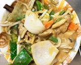 レンジ簡単きな粉ルーローハン味甘酢酢豚作り方16写真