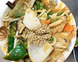 レンジ簡単きな粉ルーローハン味甘酢酢豚作り方17写真