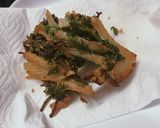 米粉活用　ヤーコンと人参葉のかき揚げ作り方8写真