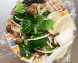 簡単きな粉和風チリ味豚こま大根青椒肉絲風作り方12写真