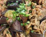 なすと豚肉の味噌炒め(しめじ入り)作り方5写真