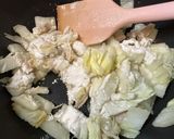 米粉で！白菜とサラダチキンのクリーム煮作り方2写真