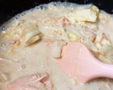 米粉で！白菜とサラダチキンのクリーム煮作り方3写真
